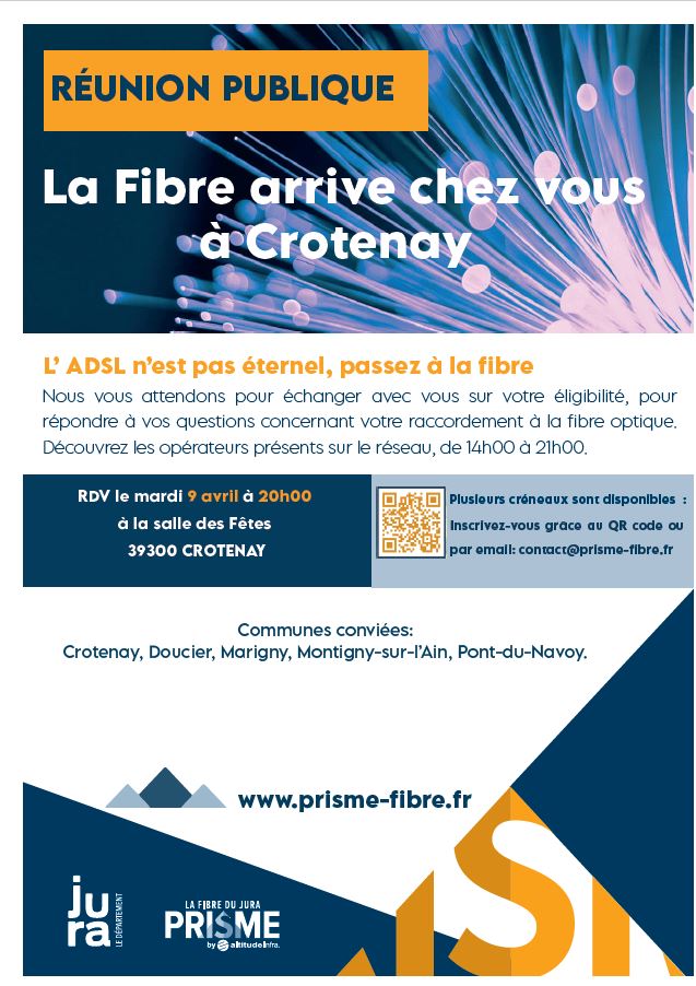 réunion publique crotenay